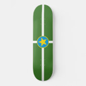 De vlag van Jackson (Mississippi) Persoonlijk Skateboard (Voorkant)