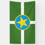 De vlag van Jackson (Mississippi) Spandoek (Verticaal)