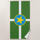 De vlag van Jackson (Mississippi) Strandlaken (Voorkant)