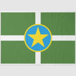 De vlag van Jackson (Mississippi) Tissuepapier