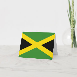 De Vlag van Jamaïca Kaart
