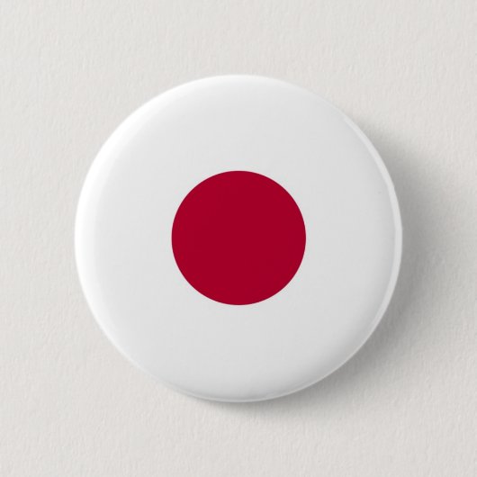De vlag van Japan op de pincode/Button badge Ronde Button 5,7 Cm (Voorkant)