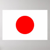 De vlag van Japan Poster (Voorkant)