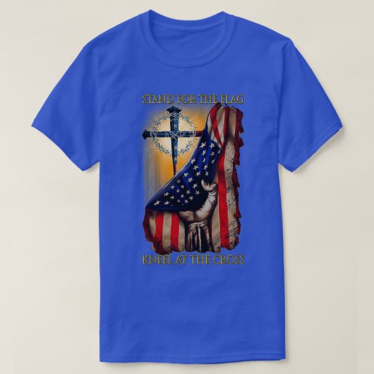 De vlag van Jezus Christus christenen T-shirt (Design voorkant)