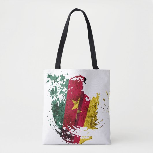 de vlag van Kameroen Tote Bag (Voorkant)