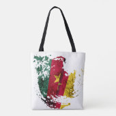 de vlag van Kameroen Tote Bag (Achterkant)
