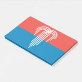 De vlag van Kansas City, Missouri Post-it® Notes (Schuin)