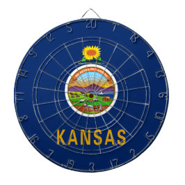 De vlag van Kansas Dartbord