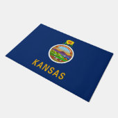 De vlag van Kansas Deurmat (Schuin)