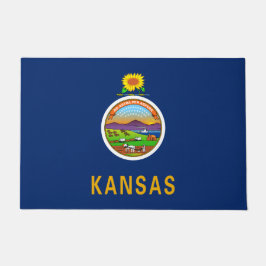 De vlag van Kansas Deurmat
