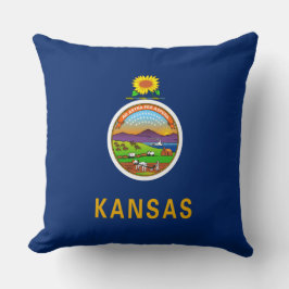 De vlag van Kansas Kussen