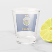 De vlag van Kansas Shot Glas (Achterkant)