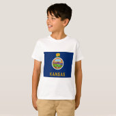 De vlag van Kansas T-shirt (Voorkant volledig)