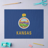 De vlag van Kansas Tissuepapier (Craft)