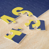 De vlag van Kansas, Verenigde Staten van Amerika Legpuzzel (Zijkant)