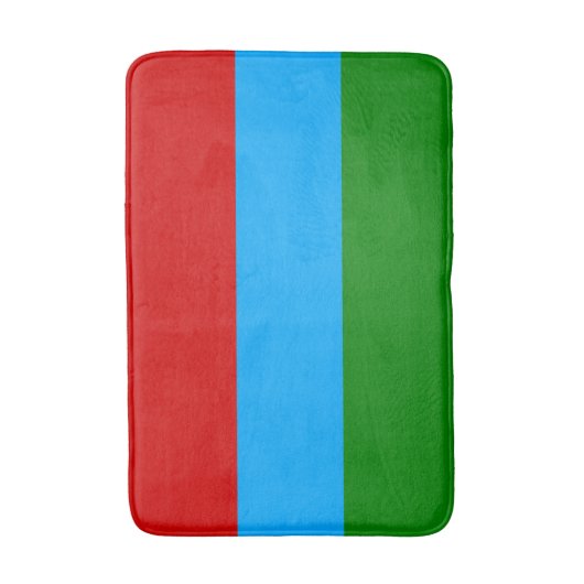 De vlag van Karelië Badmat (Voorkant Verticaal)