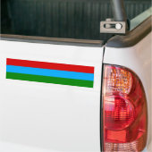 De vlag van Karelië Bumpersticker (Op Truck)