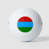 De vlag van Karelië Golfballen (Voorkant)