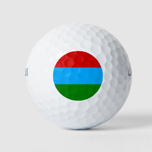 De vlag van Karelië Golfballen (Voorkant)