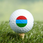 De vlag van Karelië Golfballen (Insitu Shirt)