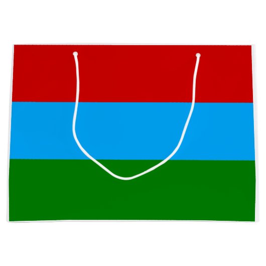 De vlag van Karelië Groot Cadeauzakje (Voorkant)