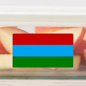 De vlag van Karelië Labels (Aangebracht)