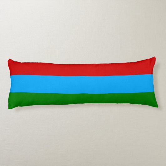 De vlag van Karelië Lichaamskussen (Achterkant)