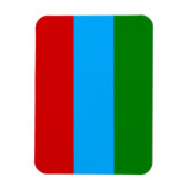 De vlag van Karelië Magneet (Verticaal)