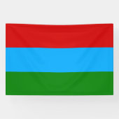 De vlag van Karelië Spandoek (Horizontaal)
