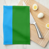 De vlag van Karelië Theedoek (Quarter Fold)