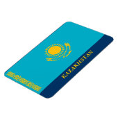 De vlag van Kazachstan Magneet (Linkerzijde)