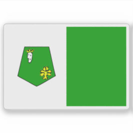 De vlag van Kenitra, Marokko Sticker