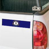 De vlag van Kentucky Bumpersticker (Op Truck)