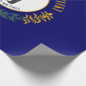 De vlag van Kentucky Cadeaupapier (Hoek)