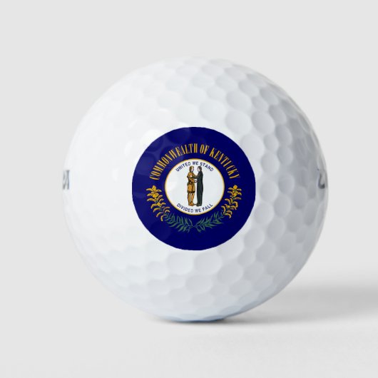 De vlag van Kentucky Golfballen (Voorkant)