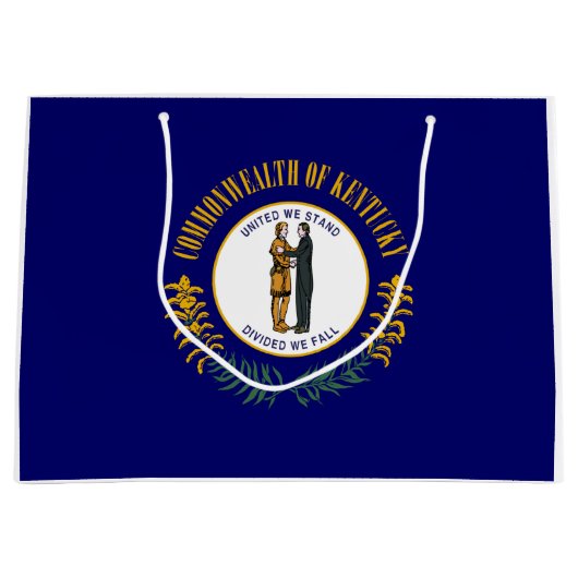 De vlag van Kentucky Groot Cadeauzakje (Voorkant)