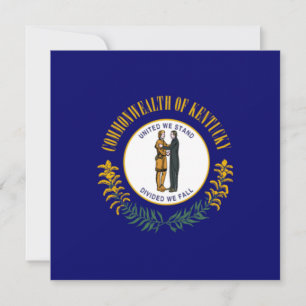 De vlag van Kentucky Kaart