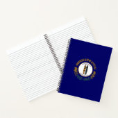 De vlag van Kentucky Notitieboek (Binnen)