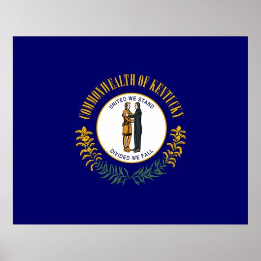 De vlag van Kentucky Poster (Voorkant)