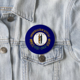 De vlag van Kentucky Ronde Button 7,6 Cm