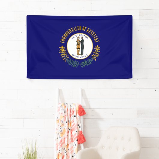 De vlag van Kentucky Spandoek (Insitu)