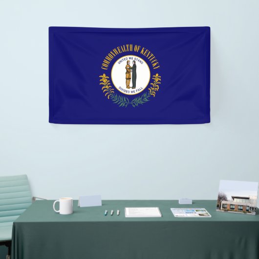 De vlag van Kentucky Spandoek (Beurs)