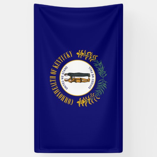 De vlag van Kentucky Spandoek (Verticaal)