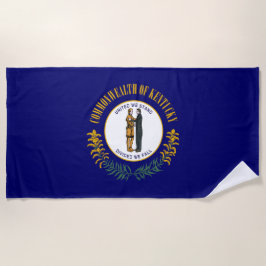 De vlag van Kentucky Strandlaken