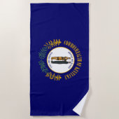 De vlag van Kentucky Strandlaken (Voorkant)