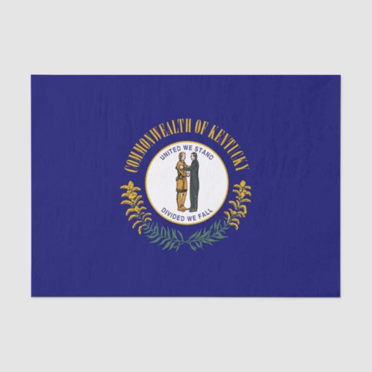 De vlag van Kentucky Tissuepapier (Voorkant)