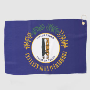 De vlag van Kentucky, Verenigde Staten van Amerika Golfhanddoek