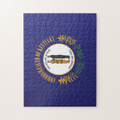 De vlag van Kentucky, Verenigde Staten van Amerika Legpuzzel (Verticaal)