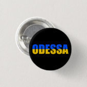 De vlag van Kiev Ronde Button 3,2 Cm (Voorkant /achterkant)