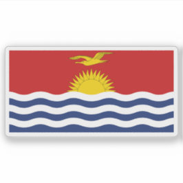 De vlag van Kiribati Sticker